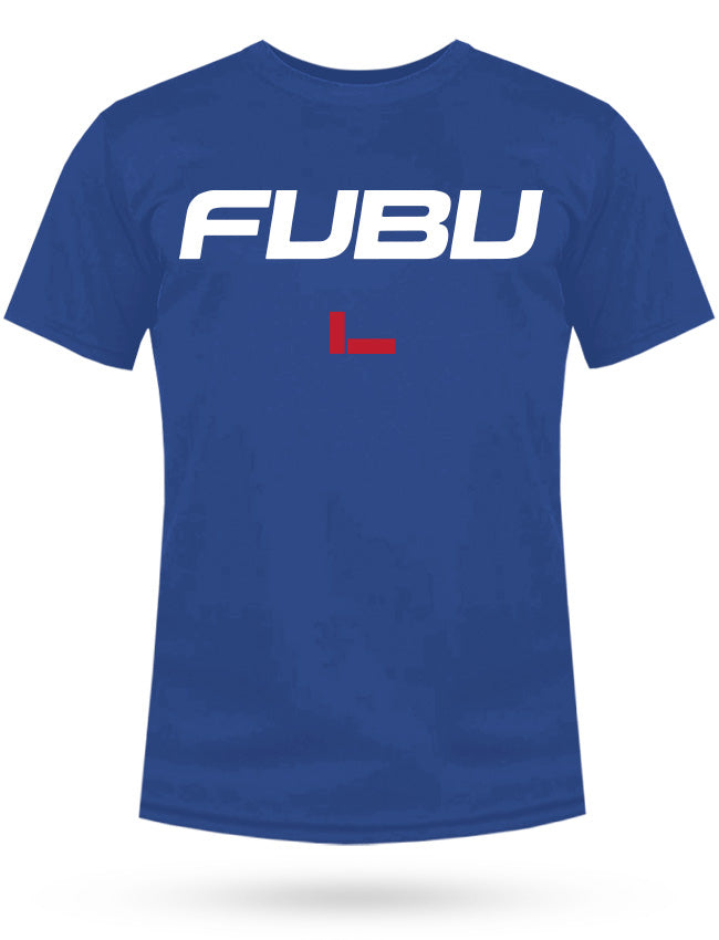 Camiseta T-shirt Silk FUBU Flag - Com bordado na manga.