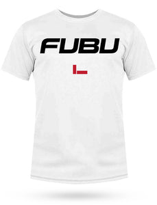 Camiseta T-shirt Silk FUBU Flag - Com bordado na manga.